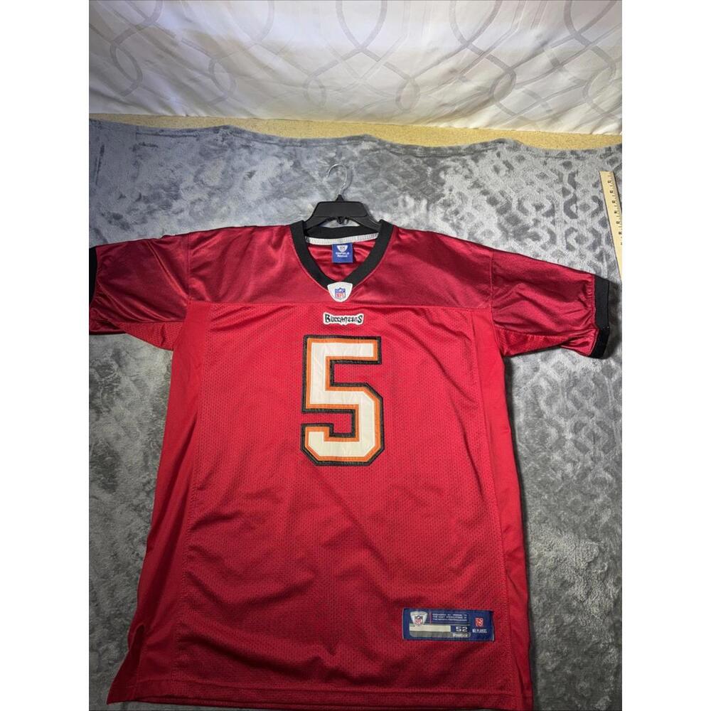 Tampa Bay Buccaneers Josh Freeman #5 NFL Reebok On Field Stitched Jersey Size 52 - Picture 1 of 15